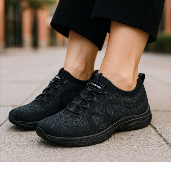 Skechers Shoes - Skechers black breath easy infi-knity slip on shoes